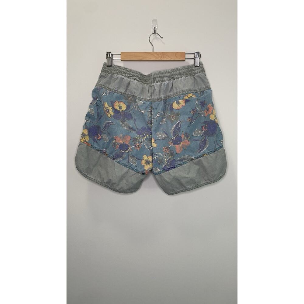 Urban Outfitters By Katin Floral Nylon Faded Swim Trunks Board Shorts Medium M - Picture 7 of 13